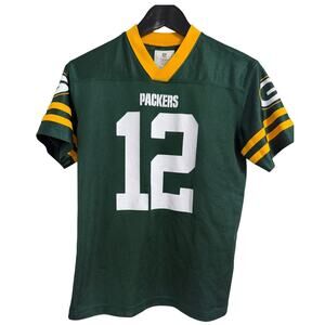 Aaron Rodgers Green Bay Packers Kids NFL Football Jersey Size YL